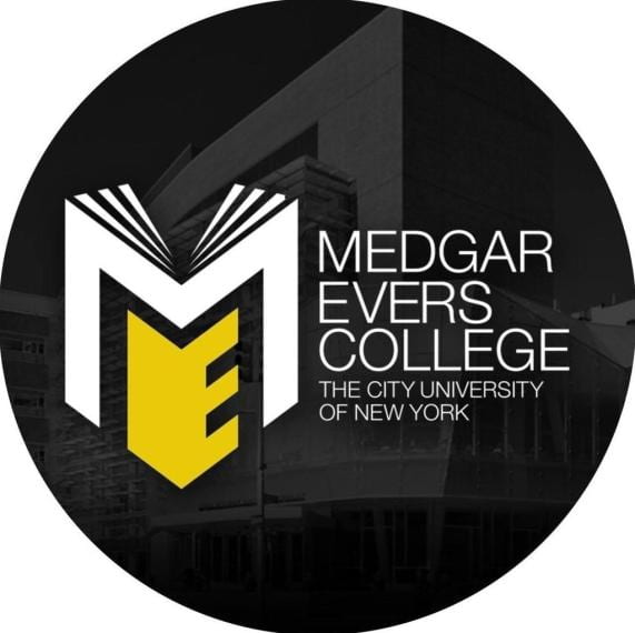 Medgar Evers College School Logo, if clicked, it will take you to their website.