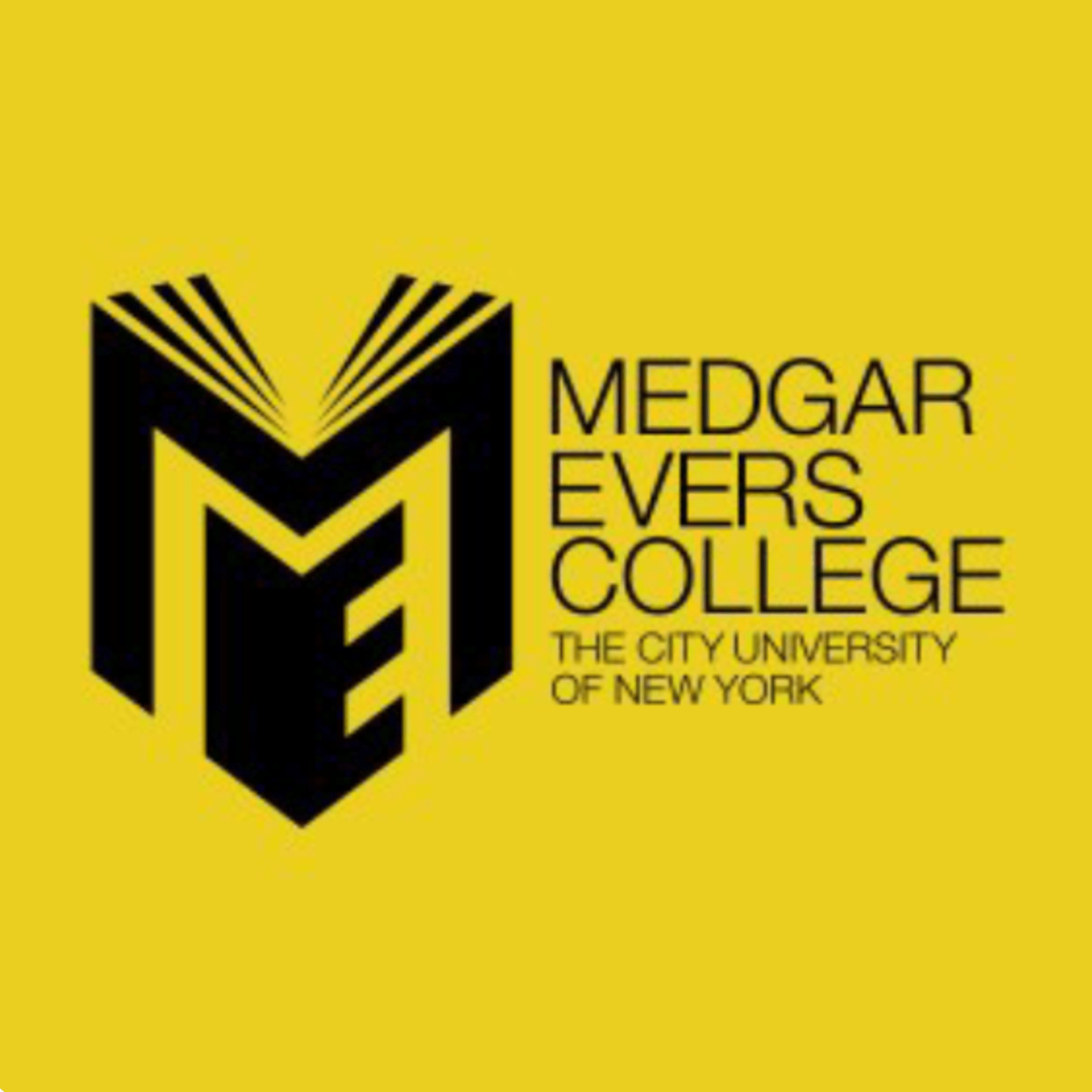 Medgar Evers College School Logo, if clicked, it will take you to their website.